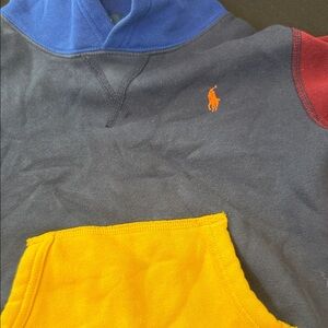 Polo by Ralph Lauren Kids Colorblock Hoodie - Blue, Red, Yellow, Gray